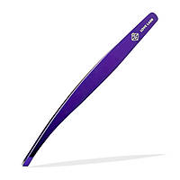 Пінцет для брів LoveLash скошений подовжений Purple