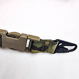 Тактичний ремінь 1-точковий Tur Gear Multicam для зброі, фото 2