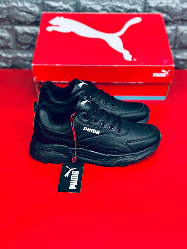Кроссовки Puma женские Кроссовки Пума черные классические (ID ...