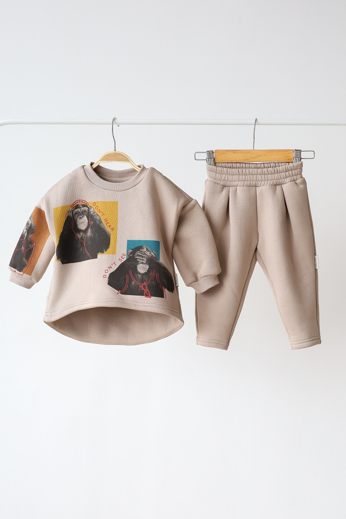 Костюм дитячий Monkeys, Темний таш 104 см, фото 1