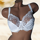 Бюстгальтер з м'якою чашкою Acousma білий U6561 Чашка C D, фото 3