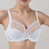Бюстгальтер з м'якою чашкою Acousma білий U6561 Чашка C D, фото 2
