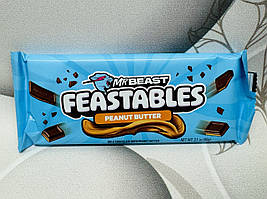Шоколадка з арахісовою пастою MR Beast Feastables Peanut Butter, 60грам