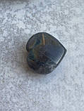 Спектроліт серце камінь без оправи лабрадор кабошон натуральний лабрадор камінь 29*26*12 мм. Індія., фото 7