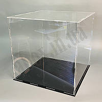 Куб для атласних квітів з чорним дном 50х50х50