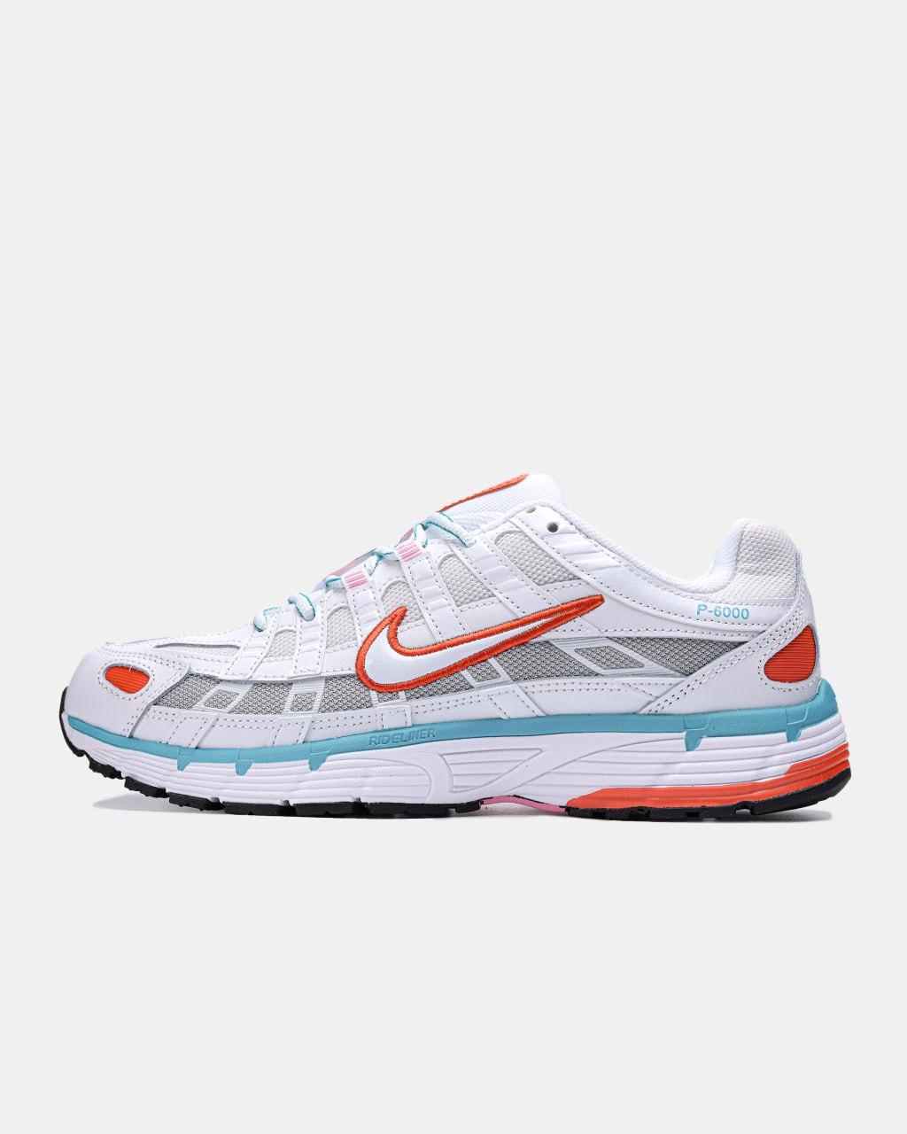Жіночі Кросівки Nike P-6000 White Aqua Blue / Найк П-6000 Аква