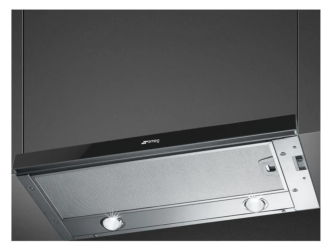 Витяжка Smeg Linea KSET66VNE2 сріблясто-чорна