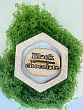 Свічка ароматизована соєва аромат BLACK  CHOCOLATE   90 ml, фото 3