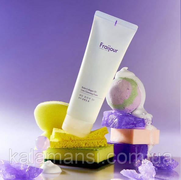 Оновлююча пінка з колагеном та ретинолом Fraijour Retin-Collagen 3D Core Cleansing Foam 250 мл