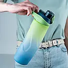 Пляшечка для води Kite 760 мл синьо-салатова K24-1200-3, фото 4