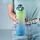 Пляшечка для води Kite 760 мл синьо-салатова K24-1200-3, фото 5