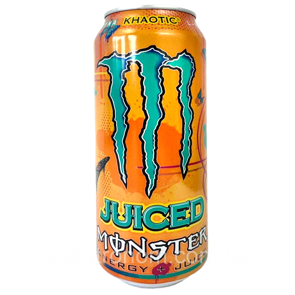 Енергетик хаотік Монстер Monster khaotic 500ml 12шт/ящ (Код: 00-00016808), фото 1