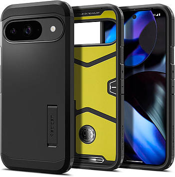Чохол Spigen для Pixel 9 / Pixel 9 Pro - Tough Armor, Black (ACS07692)