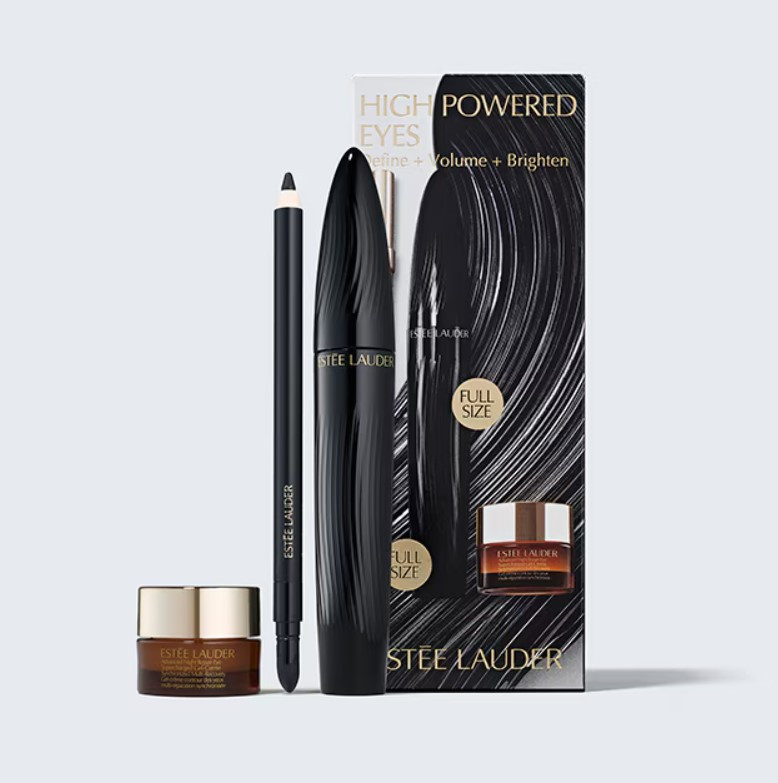 Набір Estee Lauder High Powered Eyes (туш Turbo Lash, крем Advanced Nught Repair Eye, олівець для очей), фото 1