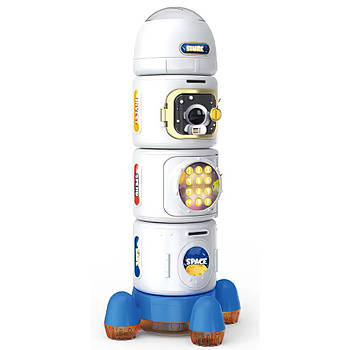 Сейф-скарбничка зі звуковими та світловими ефектами MK 5416 Дитяча скарбничка у вигляді ракети