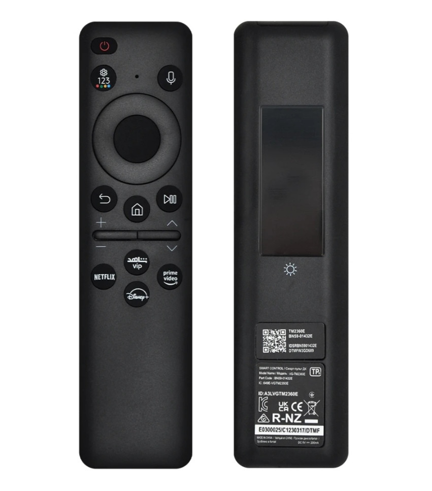 Пульт для SAMSUNG BN59-01432A (BN59-01455A) сонячною панеллю / мікрофон / Bluetooth /