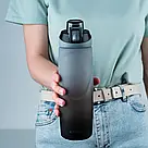 Пляшечка для води Kite 760 мл сіро-чорна K24-1200-01, фото 4