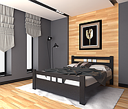 Ліжко двоспальне дерев'яне букове Геракл, фото 3