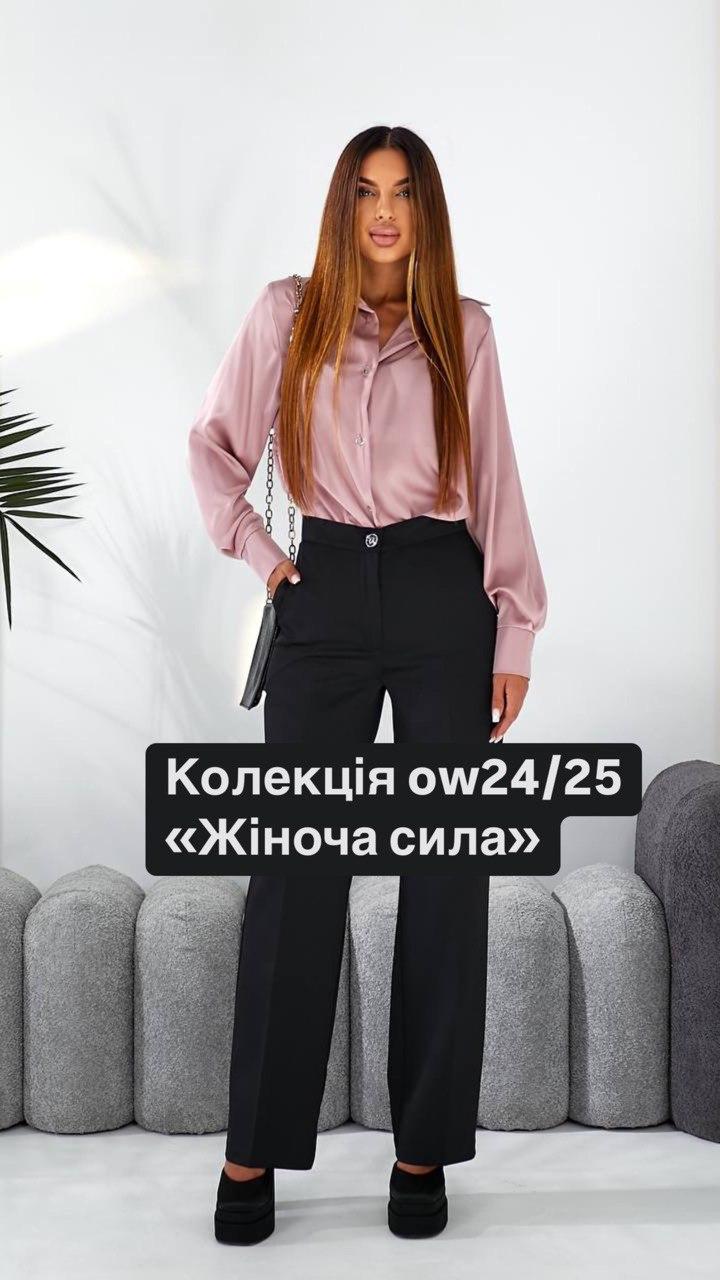 Брюки класіка, артикул 890, чорний / чорного кольору, фото 1