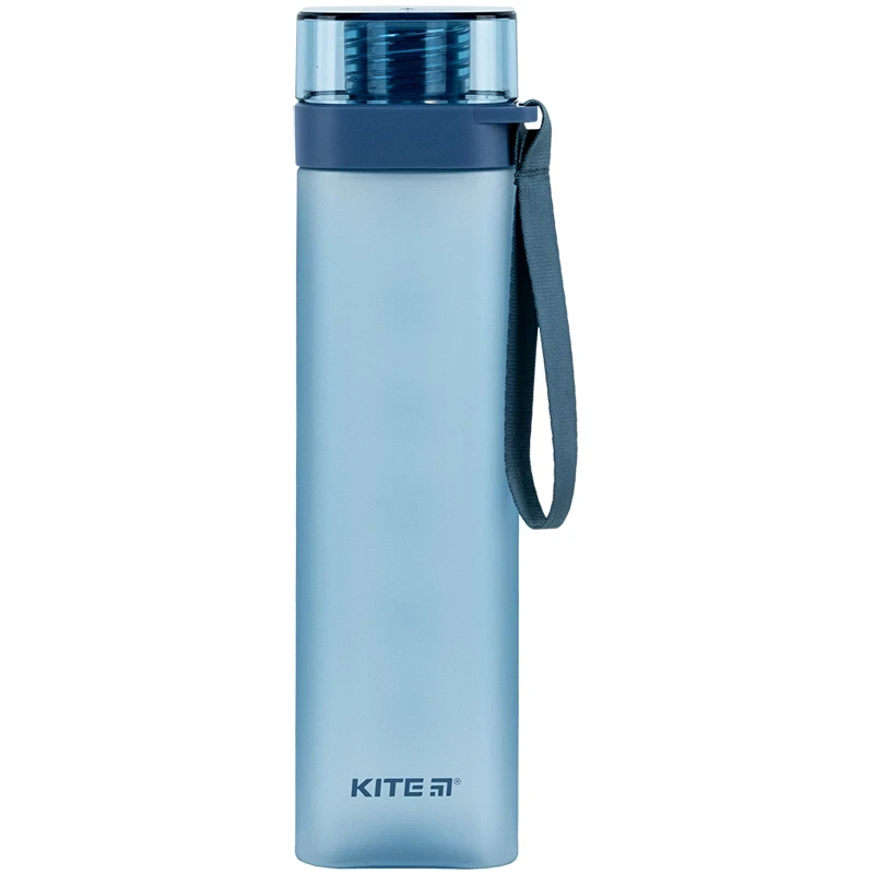 Пляшечка для води квадратна Kite 700 мл Синя K24-1210-1