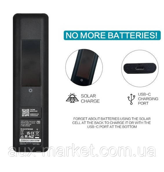 Пульт для SAMSUNG BN59-01432A (BN59-01455A) сонячною панеллю