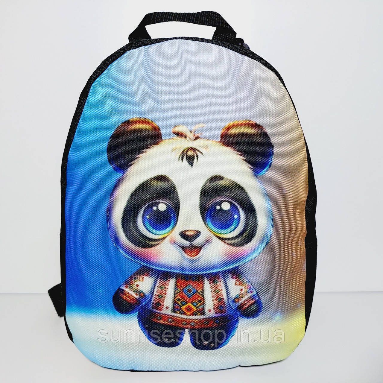 Рюкзак дитячий яскравий принт звірятки у вишиванках купити гуртом