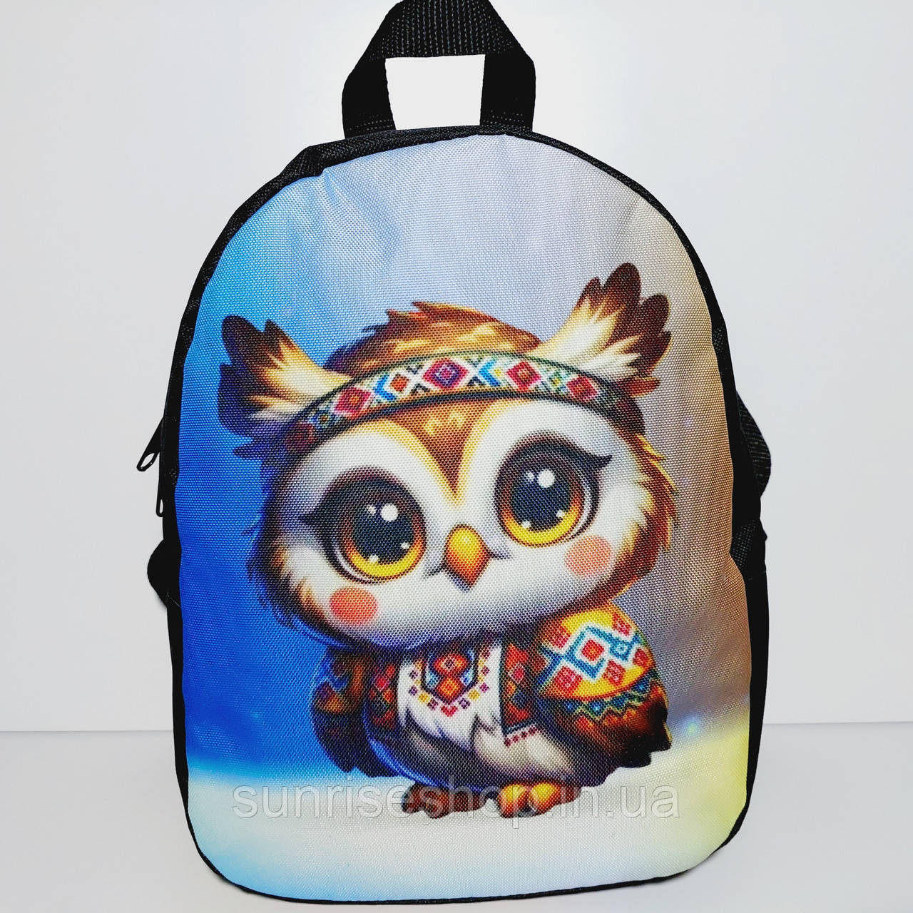 Рюкзак дитячий яскравий принт звірятки у вишиванках купити гуртом