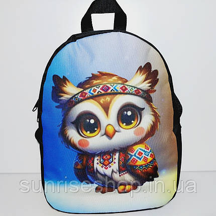 Рюкзак дитячий яскравий принт звірятки у вишиванках купити гуртом, фото 1