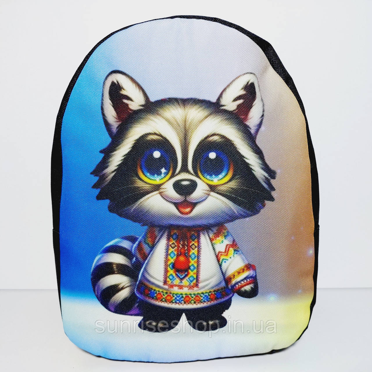 Рюкзак дитячий яскравий принт звірятки у вишиванках купити гуртом