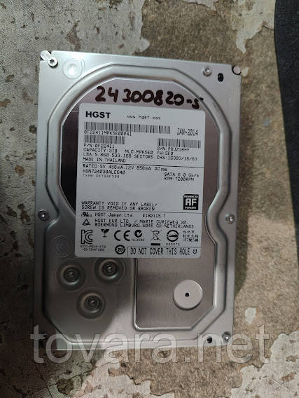 Жорсткий диск Вінчестер HDD 3 Tb / Тб HGST Deskstar NAS HDN724030ALE640 3.5" SATA3 No 24300820