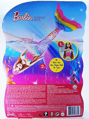 Лялька Барбі Русалочка "Яскраві вогники" (Barbie Русалочка Яркие огоньки, Barbie Rainbow Lights Mermaid) - фото 3 - id-p438649389