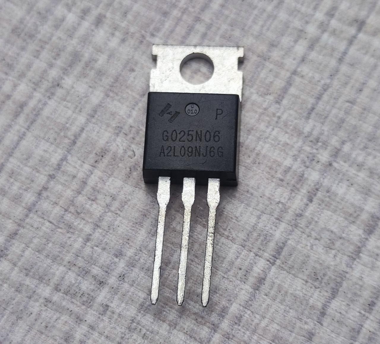 Транзистор MOSFET G025N06 HYG025N06LS1P 60V 25A TO-220