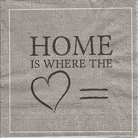 Серветки паперові "Home is where the love"