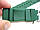 Ремінець каучуковий PANERAI 26MM GREEN з фірмовою застібкою SILVER AAA, фото 4