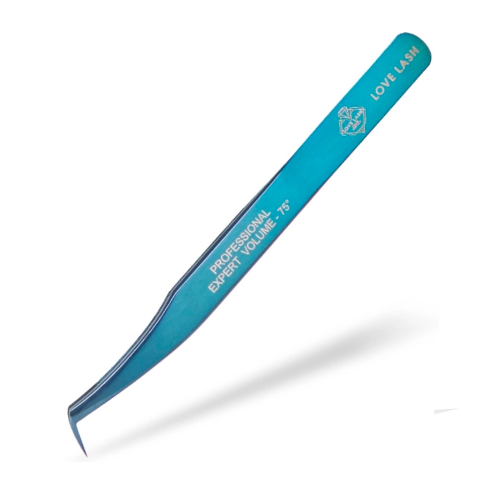 Пінцет LoveLash Twin 75° Blue
