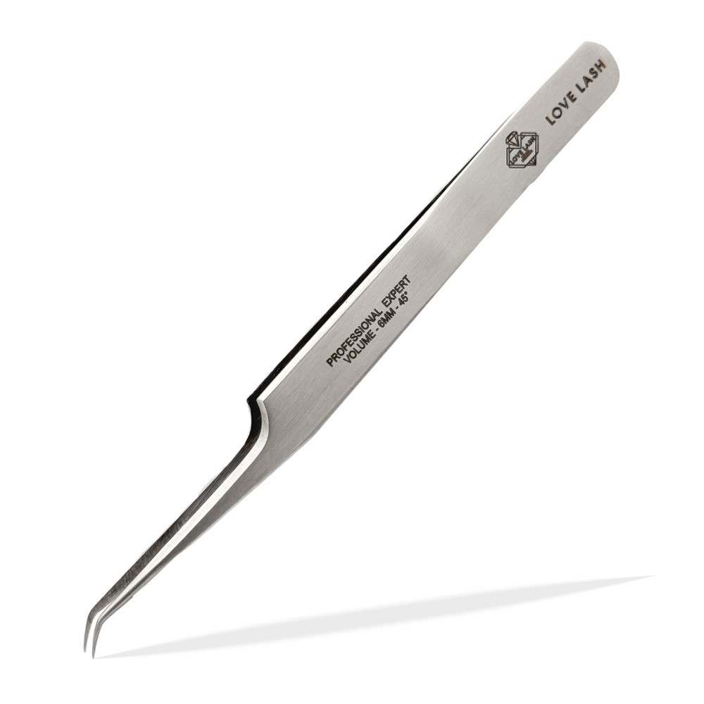 Пінцет LoveLash L-6mm 45° Satin
