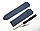 Ремінець до годинників HUBLOT 21x18mm синій STRIPES AAA, фото 2