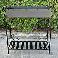 Мангал із дровницею на 12 шампурів 4мм