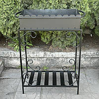 Мангал із дровницею на 9 шампурів 4мм