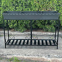 Мангал із дровницею на 20 шампурів 4мм