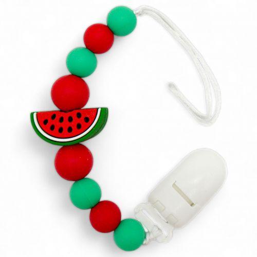 Силіконовий ланцюжок для пустушки КАВУН [tsi245982-TSI], фото 1