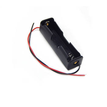 Холдер для 1 літієвої батареї 18650 з послідовним підключенням, з проводами, 3,7 В