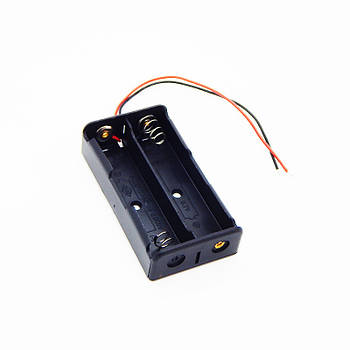 Відсік для двох літієвих батарей 18650 з послідовним підключенням