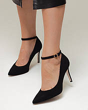 Човники Bravo Moda 2340 36 чорні замша