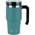 Термокружка з ручкою Kite 600 мл Зелена K24-1207-3, фото 3