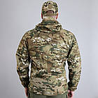 🔥 Куртка Soft Shell "Ultimatum - Gryphon" (Multicam) (непромокаємий, тактична, нгу, зсу, мультикам), фото 6