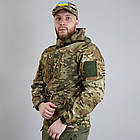 🔥 Куртка Soft Shell "Ultimatum - Gryphon" (Multicam) (непромокаємий, тактична, нгу, зсу, мультикам), фото 3