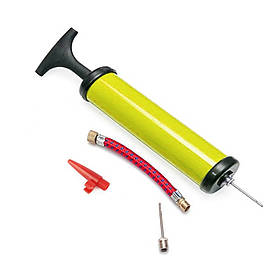 Насос ручний для м'ячів, надувних виробів Pump Newt NE-P-18Y жовтий, Toyman