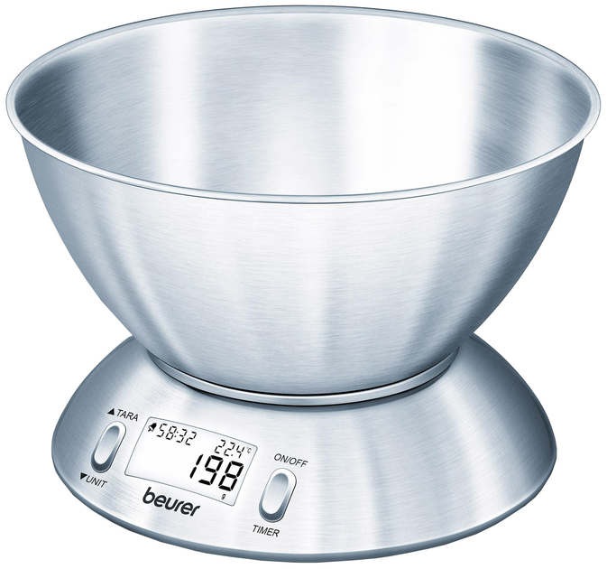 Ваги кухонні з чашею Beurer KS 54 електронні до 5 кг, фото 1