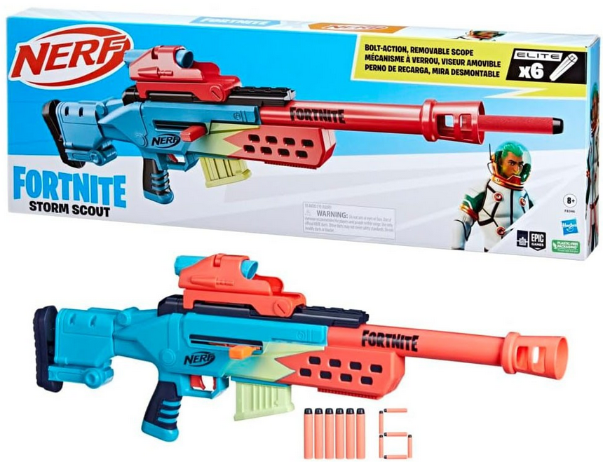 Вживаний без пуль Бластер Нерф Фортнайт NERF Fortnite Storm Scout